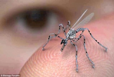 A kép csupán illusztráció, ilyen "szúnyog" drónok még csupán számítógépes grafika formájában léteznek