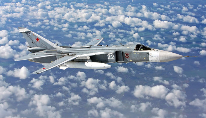 "Sukhoi Su-24 inflight Mishin" by Alexander Mishin